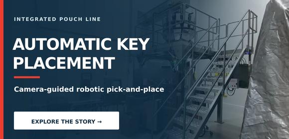 Macadamia pouch packing (with robotic key placement) case study