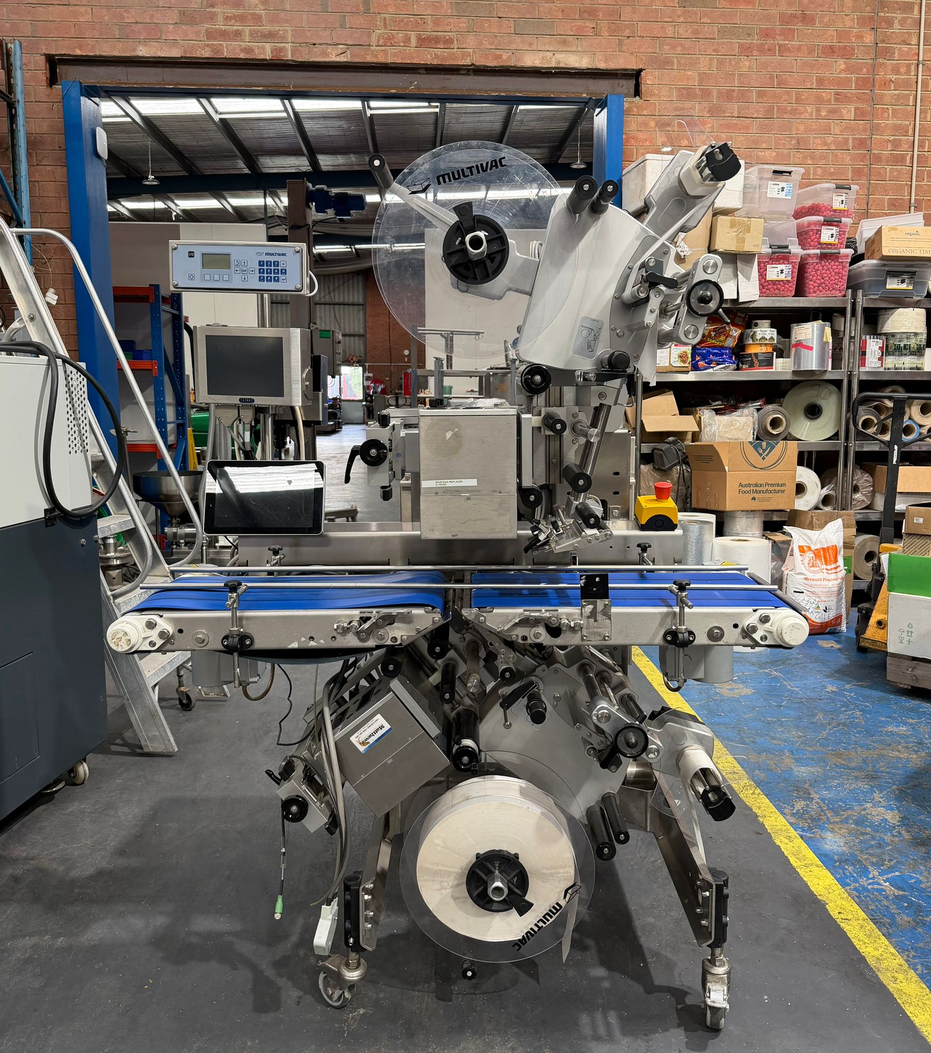 Multivac Conveyor Belt Labeller