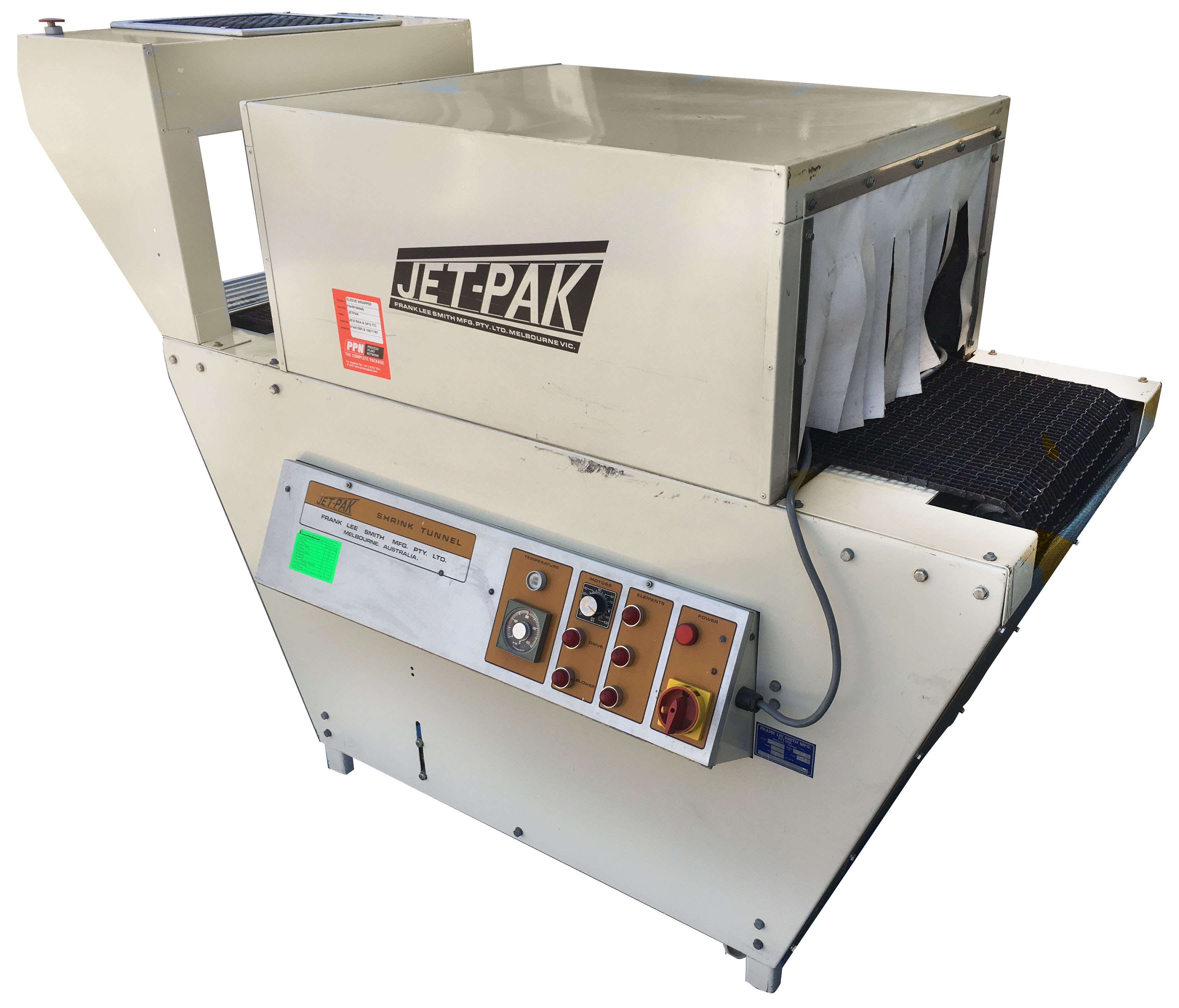 JETPAK Sleeve Wrapper and Tunnel (Fully automatic) 2010 RAA & 2412 ITC
