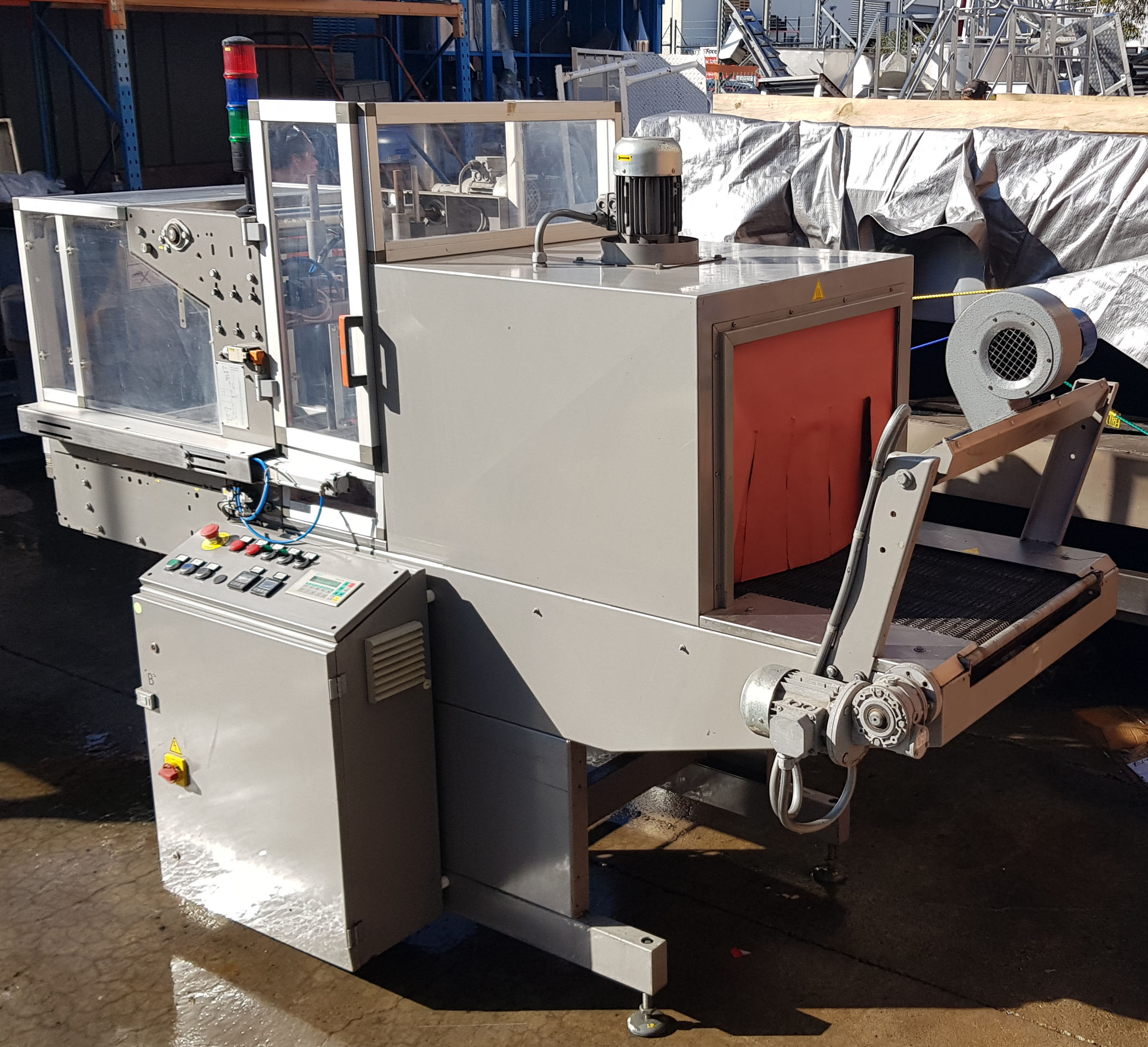 L.P. Packaging Fully Automatic Bundle Wrapper and Shrink Tunnel SFE 600